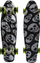Skateboard Meteor Multicolor Skulls 22607, plastik, rrota poliuretani, i zi