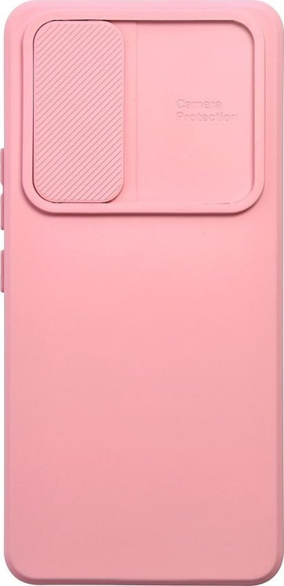 Kllëf telefoni Slide Case për Samsung Galaxy A35 5G, TPU, me mbrojtje kamere, rozë e çelët