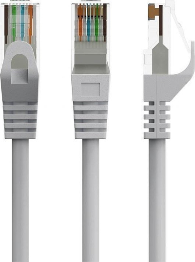 Мрежен кабел Gembird Patch Cord Cat.6 UTP, бакар, 1m, сив
