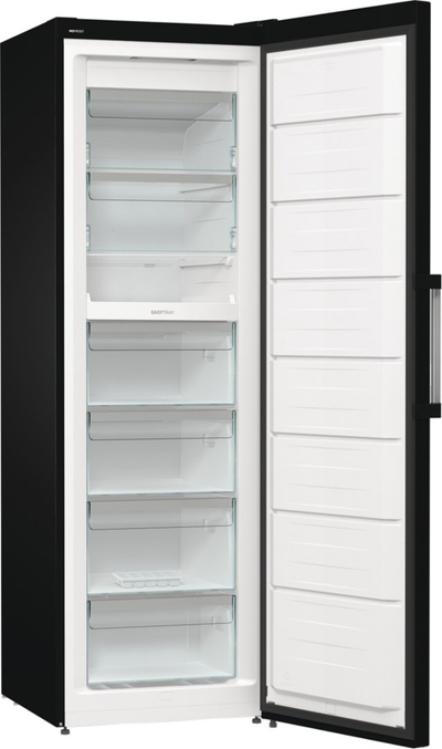 Ngrirës vertikal Gorenje FN619EABK6, 280L, klasë energjie E, i zi