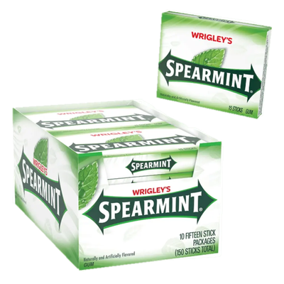 Çamçakëz Wrigley Spearmint Slim Pack, 15 copë