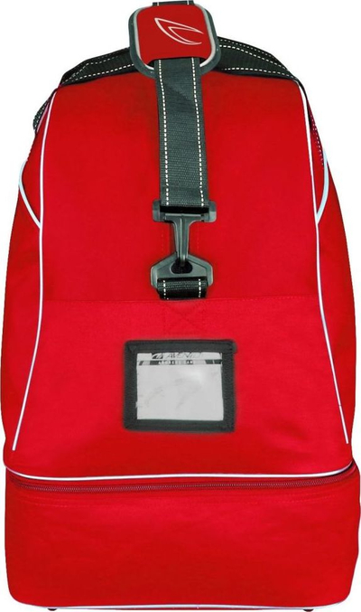 Çantë sportive Avento Football Bag Senior, me ndarje për këpucë, material që s’e merr uji, e kuqe