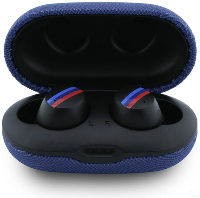 Kufje Bluetooth TWS BMW M Metal Logo, Bluetooth 5.3, ENC, blu