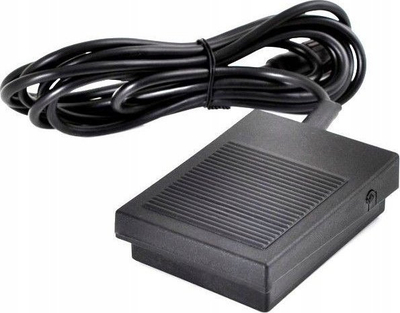Pedal këmbë për frezë dhe aspirator pluhuri, On Off, për Classic File dhe Magic Pedi Lux, i zi