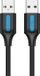 Kabllo USB Vention, USB 2.0 A në A, 1.5m, e zezë