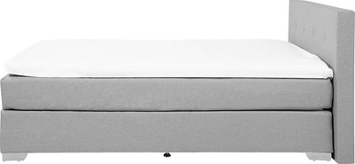 Shtrat divan Beliani Consul, 160 x 200 cm, king size, gri e çelët