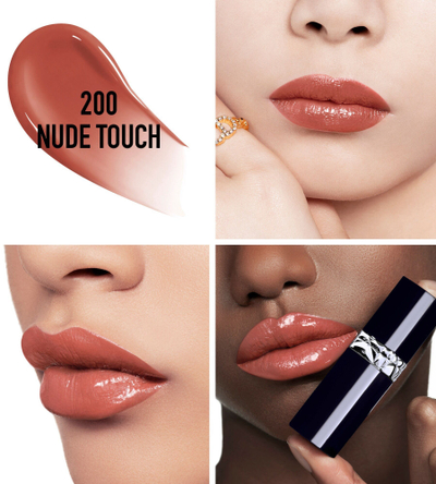 Ruj i lëngshëm Dior Rouge Dior Forever Liquid Lacquer, 200 Forever Nude Touch, nude e ngrohtë
