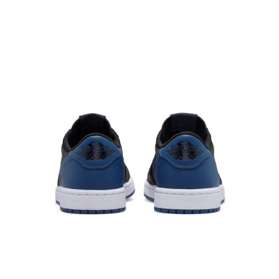 Atlete Jordan 1 Retro Low OG Mystic Navy, për goca, blu e errët