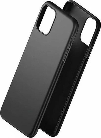 Mbulesë telefoni 3MK Matt Case për Apple iPhone 6/6s, TPU, e zezë