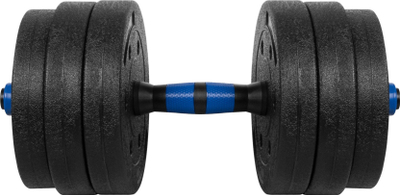 Сет тегови Rebel Active RB-2300, 2x10kg, битуменски, со поврзувач