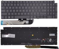 Tastierë Dell Inspiron 5584 5590 5593 5594 5598, me ndriçim, e zezë gri