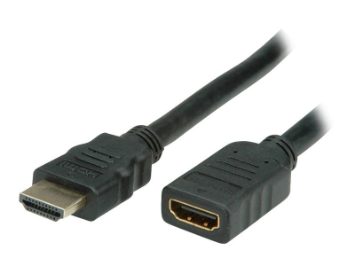 HDMI продолжен кабел VALUE High Speed, 3 m, со Етернет, црн