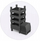Divan kopshti Elements 2seater, dy vende, modular, gri