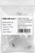 Konektor rrjeti Qoltec RJ45 CAT6, UTP, Pass Through, kontakte të veshme me ar, 10 copë