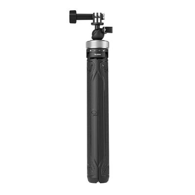Shkop selfie tripod TELESIN 360 Rotation, 1.5 m, i palosshëm, i zi