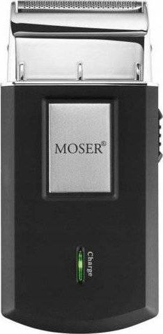 Aparat rroje elektrik Moser Pro Travel Shaver, me sitë, me bateri të rikarikueshme, ngjyrë e zezë