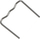 Kapëse për saldim plastike AG713C RS16, set 100 copë, çelik inox, argjendi