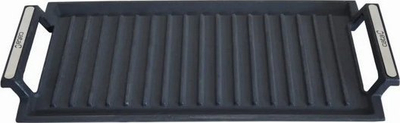 Tigan grili Cata Induction Barbecue, 22.8 x 43.2 x 3.8 cm, për induksion, i zi