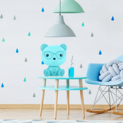 Декоративна LED ламба Sanico Goldlux Bear, 2.5W, 59 lm, сина