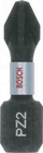 Maja të kaçavidës Bosch PZ2 x 25 mm, 25 copë