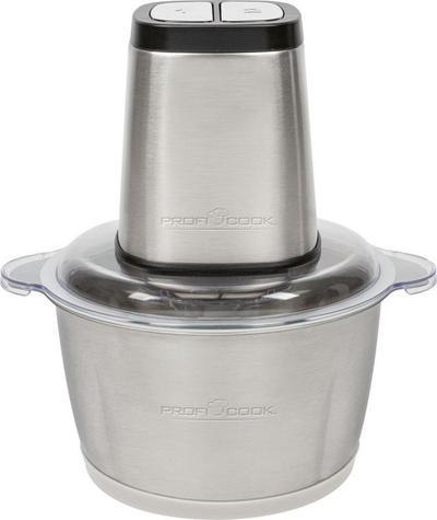 Електрична сечка ProfiCook PC MZ 1227, 1.7L, инокс, сива