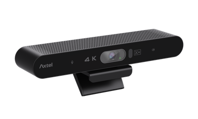Webcam Axtel 4K Ultra HD Video Bar Mini, rezolucion 4K, kompakte, e zezë