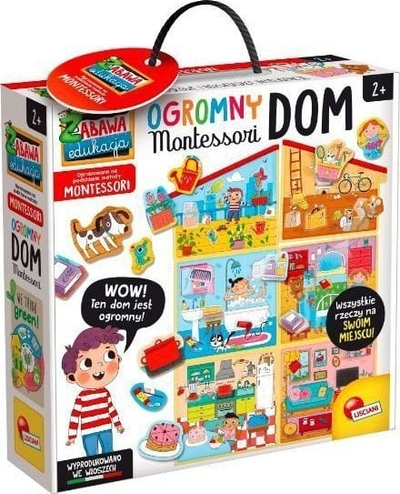 Lodër edukative Lisciani Montessori Huge House, shtëpi e madhe, 24 muaj+