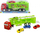 Set lodrash Trifox Car Transporter, rimorkio me 4 makina, shumëngjyrëshe