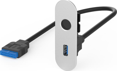 Panel I/O Streacom DA2, USB 3.0 Type A, argjendtë