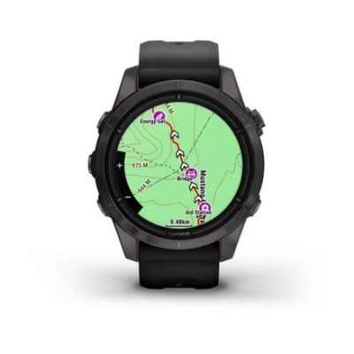 Ora sportive Garmin Epix Pro Gen 2, 42mm, Sapphire Titanium, e zezë