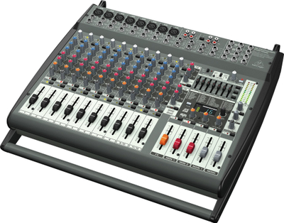 Mikser i amplifikuar Behringer Europower PMP4000, 16 kanale, efekte digjitale, gri