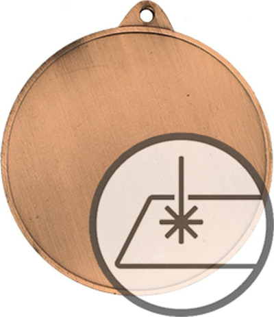 Medalje sportive Victoria, me gdhendje në laminat, 70mm, ngjyrë bronzi