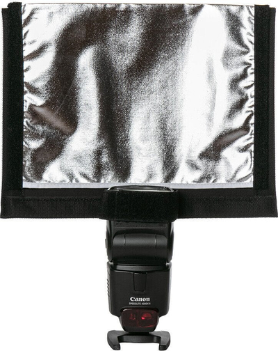 Reflektor për blic Aurora Portaflex Multiflector, 22 x 29 cm, ari, argjend, i bardhë, i zi