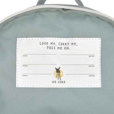Çantë shpine për fëmijë Lässig Tiny Backpack About Friends Lion, 2L, me rripa të rregullueshëm, e verdhë