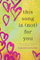This Song Is Not For You - Laura Nowlin