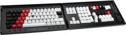 Set keycaps Traitors KABUKI Reverse, PBT, layout DE, bardhë, e zezë edhe e kuqe
