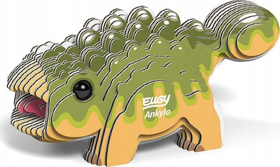 Lodër 3D Eugy Prehistory Ankylo, model dinosauri, prej kartoni, me plot ngjyra