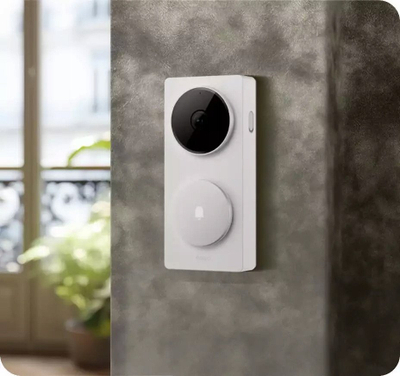 Zile dere me kamerë Aqara G410Select, 2K, Hub smart home, e bardhë