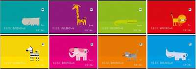 Bllok vizatimi Interdruk Bebe Kids A4, 20 fletë 120 g, set 10 copë