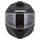 Helmetë moto Cassida Modulo 2.1 Profile Vision, integral modular, i zi mat gri reflektues