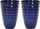 Set me vazo lulesh FERIZA, 2 copë, 35 cm, blu navy