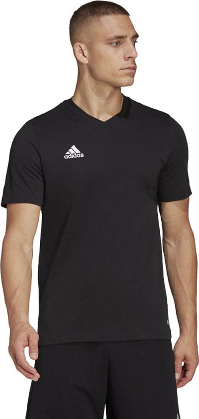 Bluzë sportive adidas Entrada 22 Tee M HC0448, pambuk, e zezë