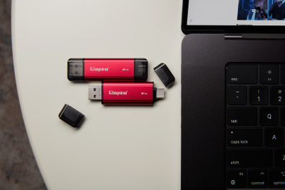 USB flash Kingston DataTraveler Max, 2TB, USB A USB C, i kuq