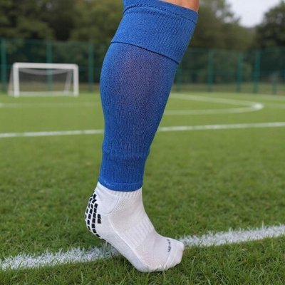 Çorape futbolli pa shputë No Brand, madhësia 42-47, blu