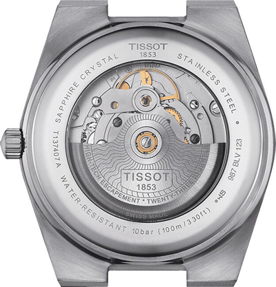 Orë dore për meshkuj Tissot PRX Powermatic 80, e argjendtë