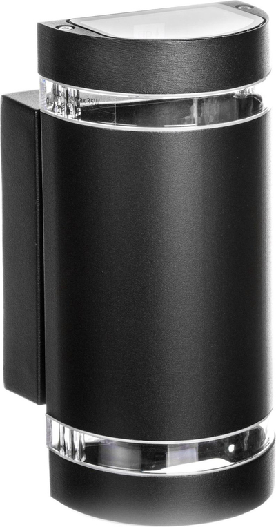 Llambë muri Kanlux, 70W, GU10, IP44, e zezë