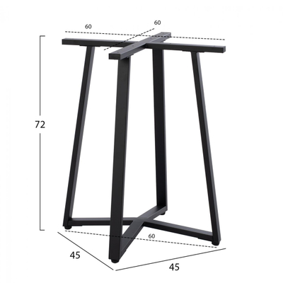 Bazë tavoline metalike 60×60×72 "HM470.01"