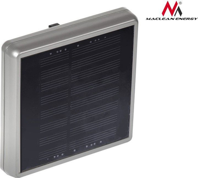 Llambë solare LED Maclean, 4 x 0.14 W, e argjendtë