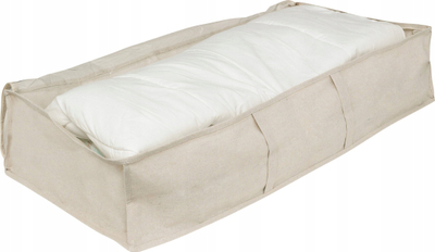 Mbulesë ruajtjeje nën shtrat Five Groomy, 100 x 45 x 20 cm, bezhë