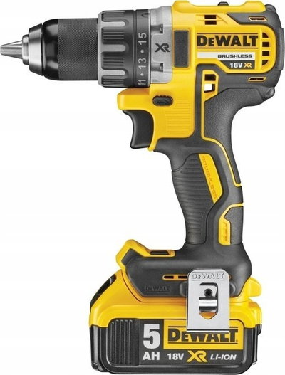 Set veglash me bateri Dewalt DCK865P4T, 18V XR, 4 bateri, i verdhë